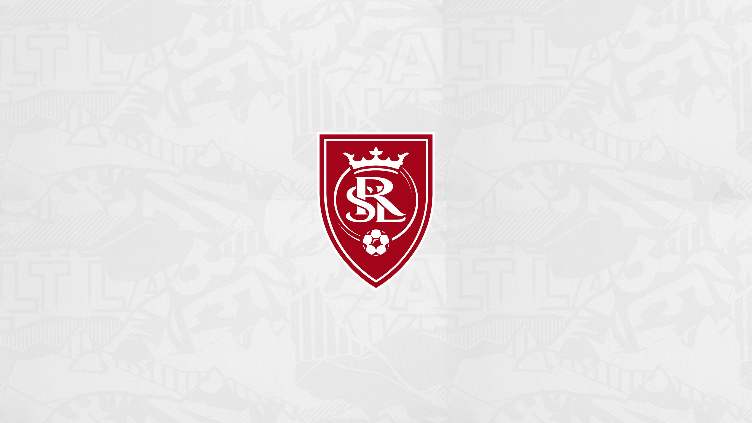 Real Salt Lake, red shield, crown, 2K Desktop Wallpaper