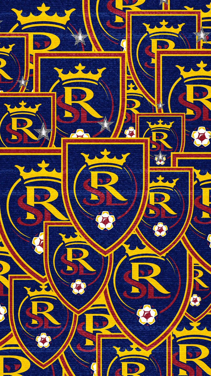 Real Salt Lake, royal blue, gold crowns, SD Phone Wallpaper