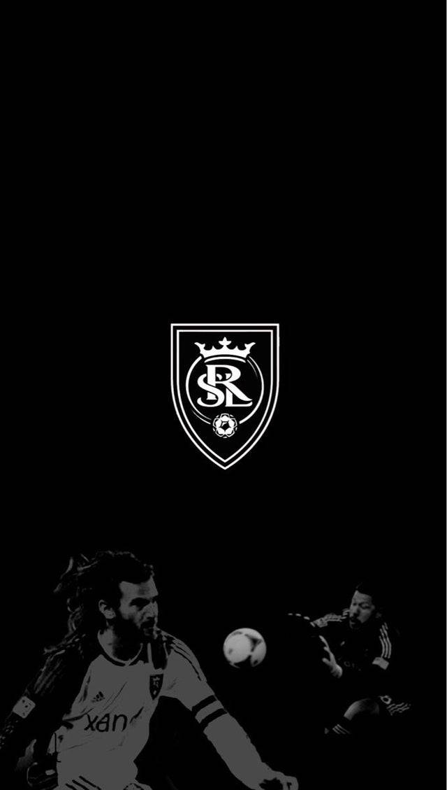 Real Salt Lake, monochrome, soccer action shot, SD Phone Wallpaper