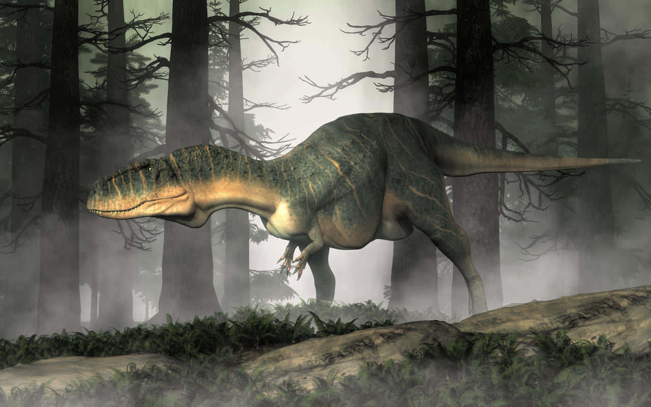 realistic dinosaur, green, tan, HD Desktop Wallpaper