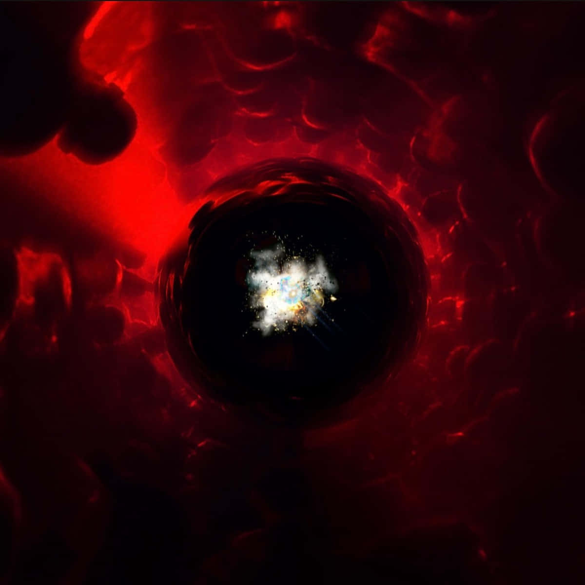 Reality Stone, crimson energy, starburst, SD Desktop Wallpaper