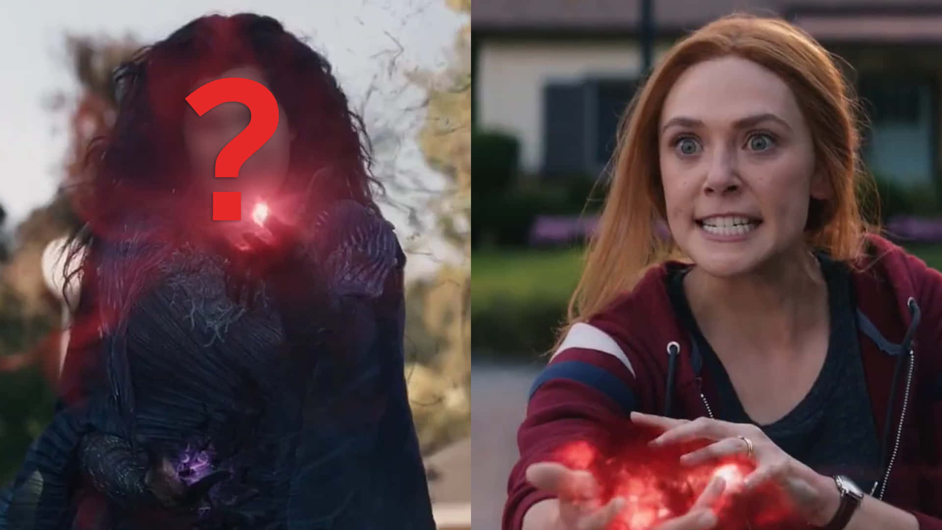 Reality Stone, red hair, glowing red energy, Full HD Desktop Wallpaper