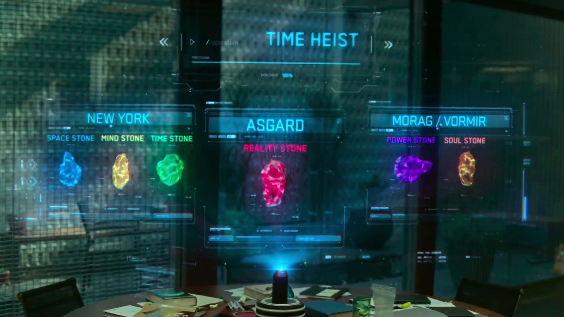 Reality Stone, holographic interface, infinity stones, Full HD Desktop Wallpaper