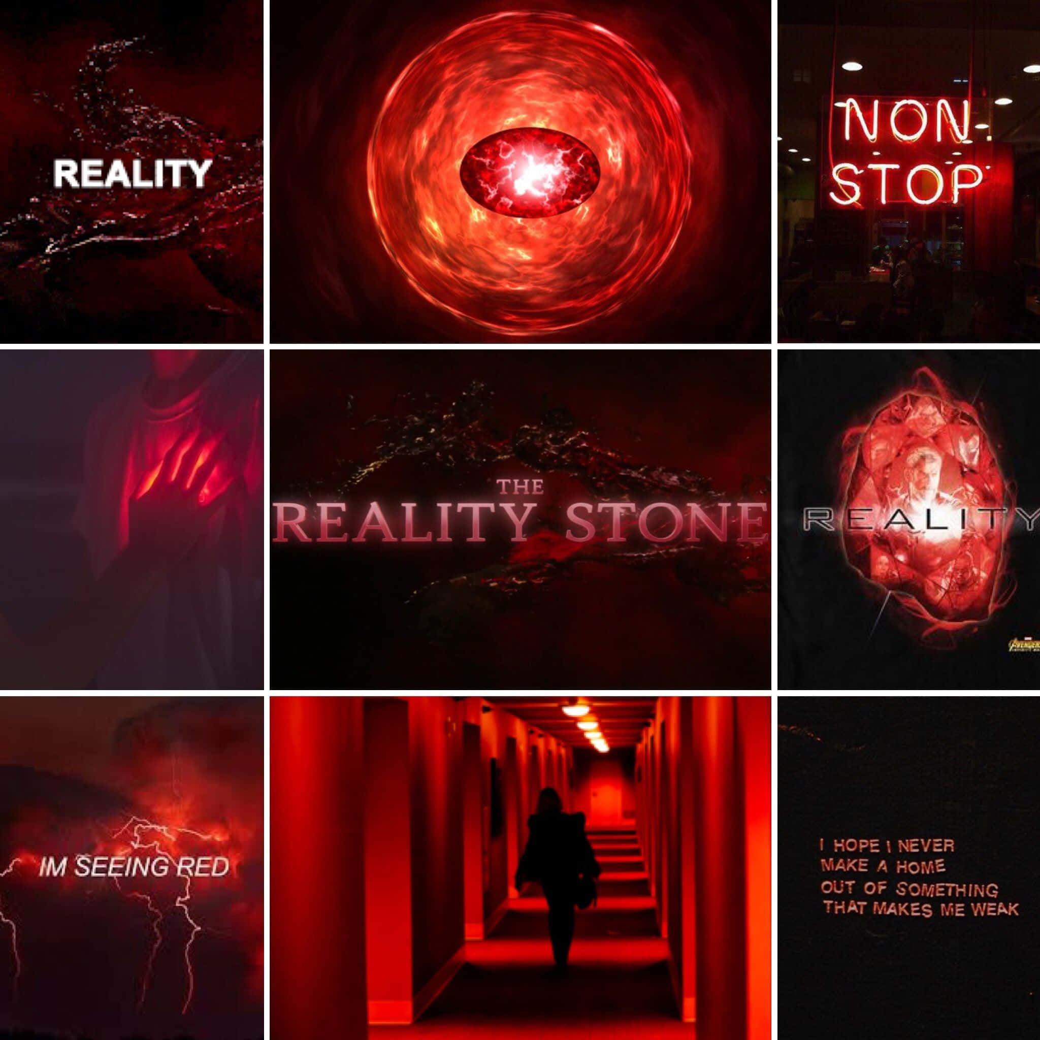 Reality Stone, dark red-themed, abstract vortexes, Full HD Desktop Wallpaper