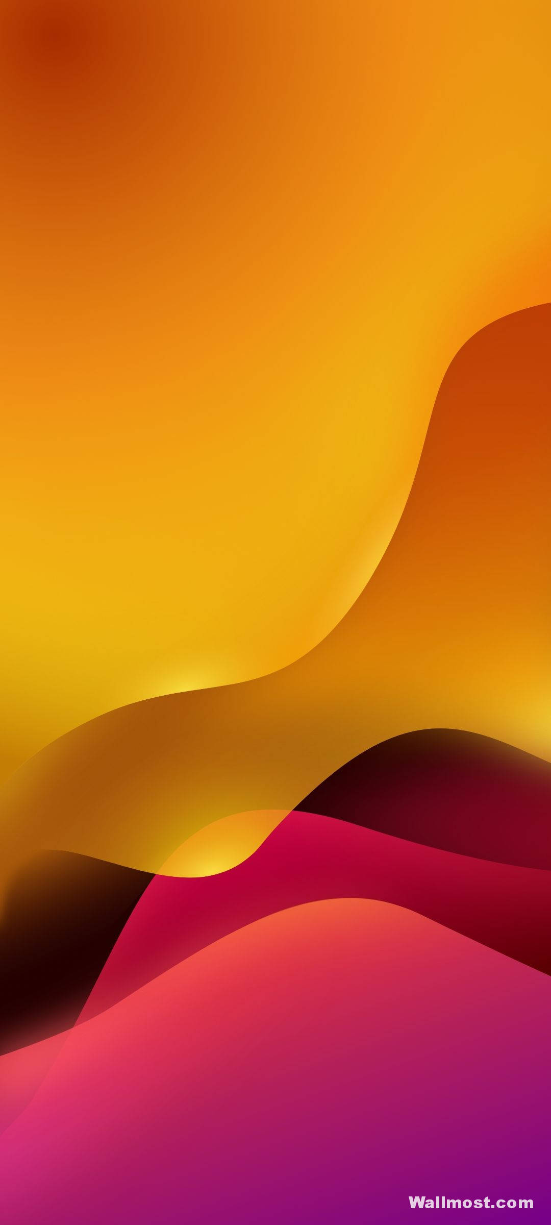 Realme 7, yellow, pink, Full HD Phone Wallpaper