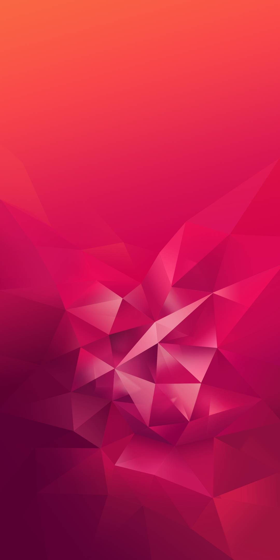 Realme 7, Pink, Low-Poly, Full HD Phone Wallpaper
