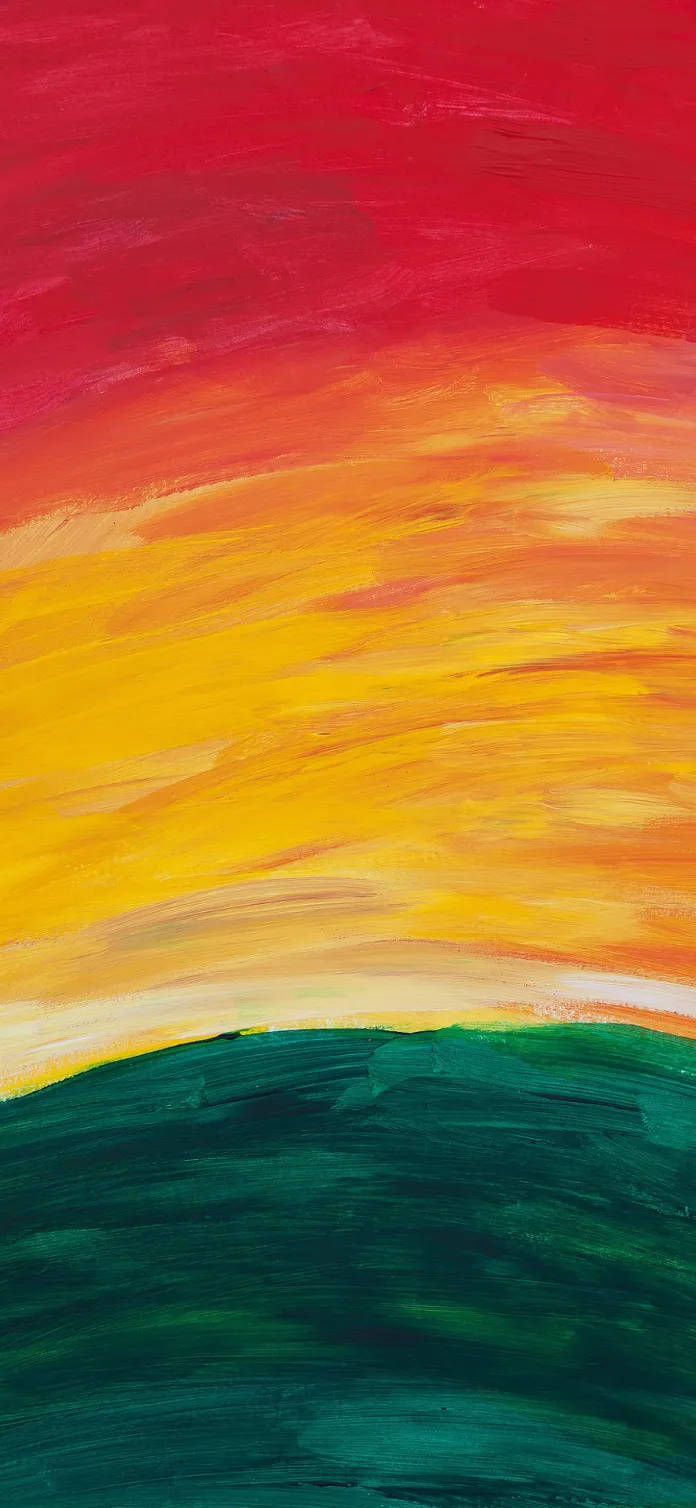 Realme 7, red, yellow, HD Phone Wallpaper