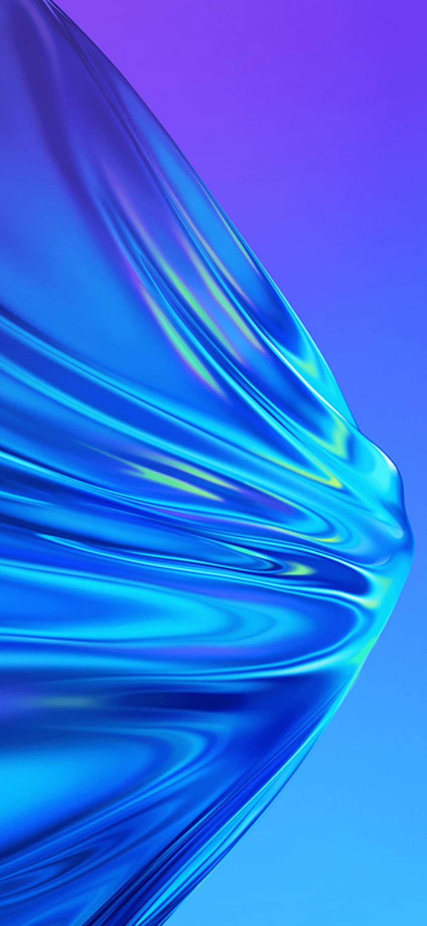 Realme 7, shiny silk fabric, metallic blue, HD Phone Wallpaper