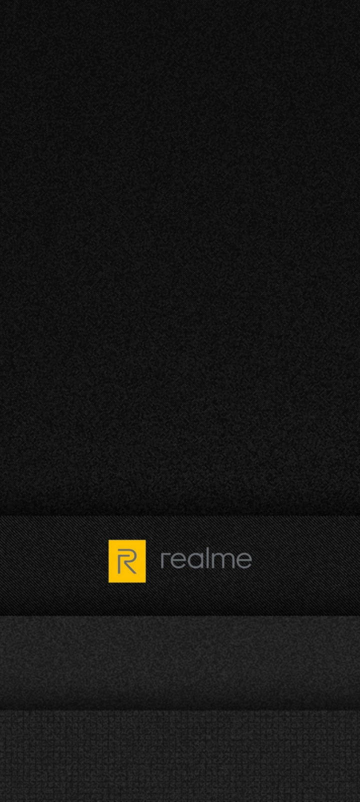 Realme Logo, black, gray, HD Phone Wallpaper