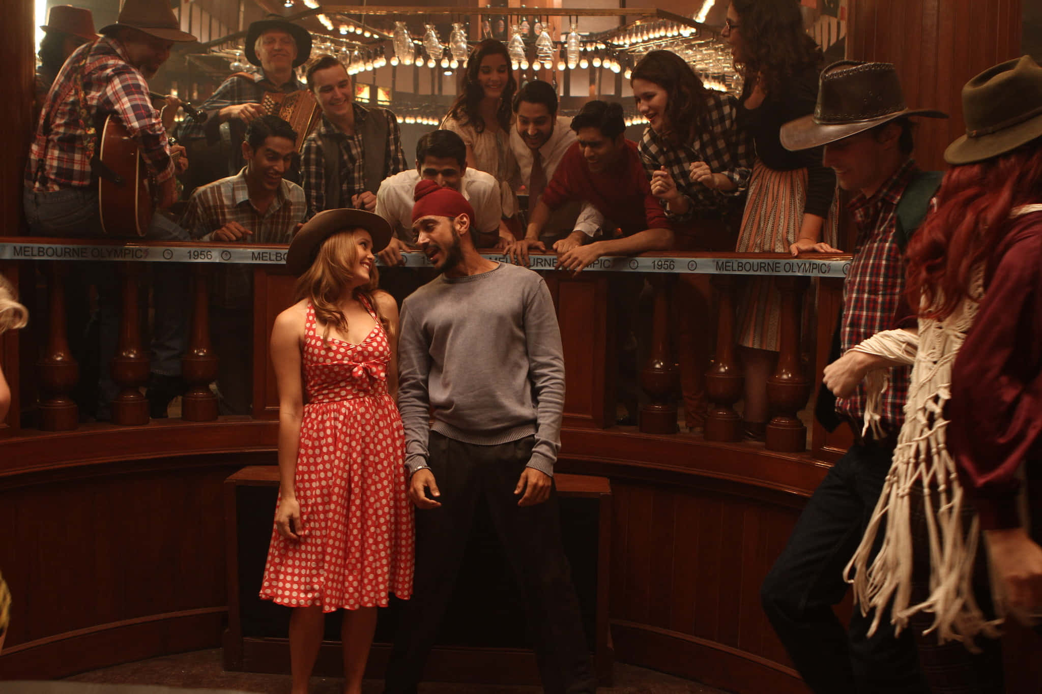 Rebecca Breeds, western themed party, retro outfits, Full HD Desktop Wallpaper