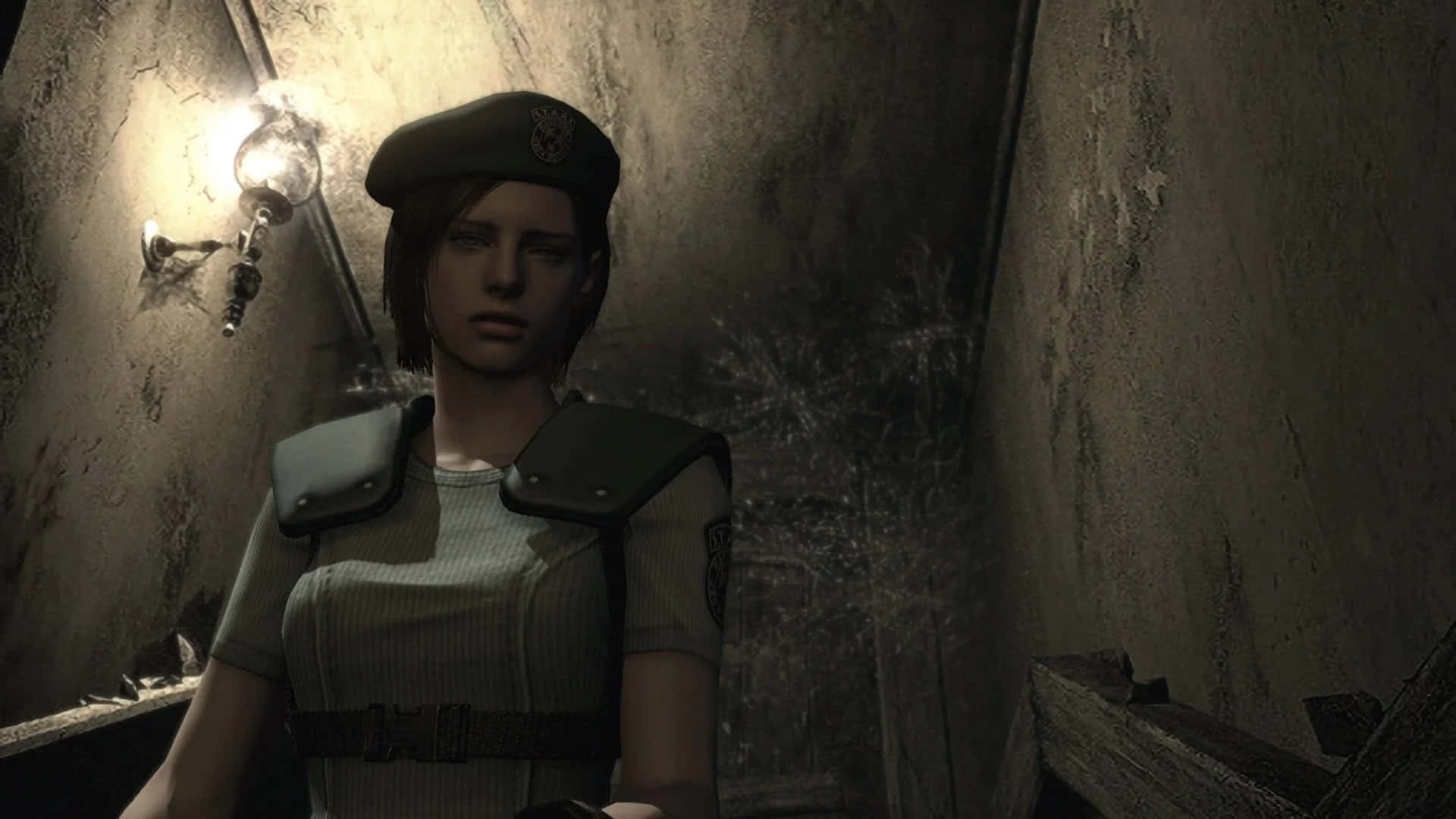 Rebecca Chambers, beret, tactical vest, Full HD Desktop Wallpaper