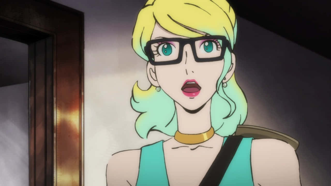 Rebecca Rossellini, anime character, blonde and teal hair, HD Desktop Wallpaper