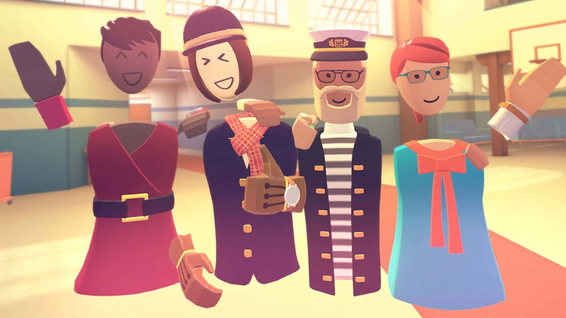 Rec Room, avatars, celebration, Full HD Desktop Wallpaper