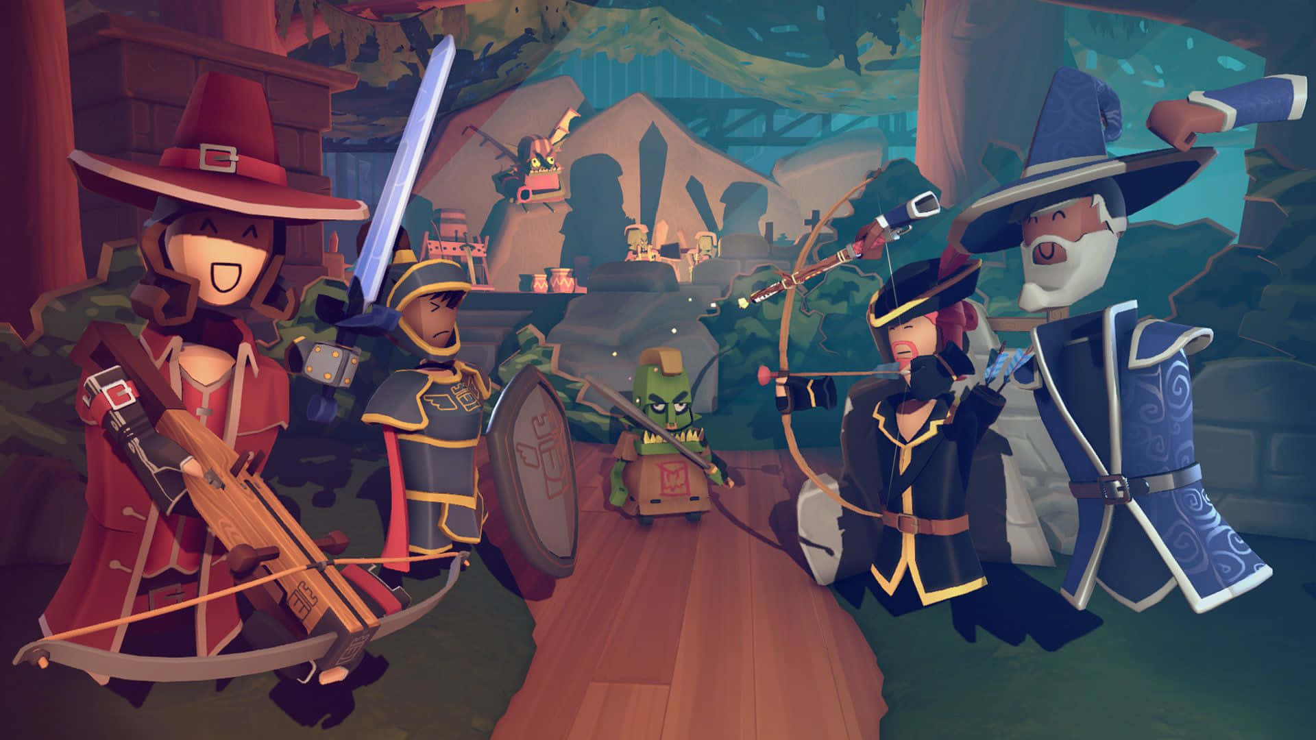 Rec Room, fantasy adventure, cartoon adventurers, Full HD Desktop Wallpaper