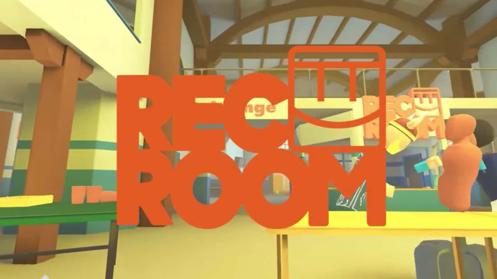 Rec Room, virtual environment, bright stylized game lobby, HD Desktop Wallpaper