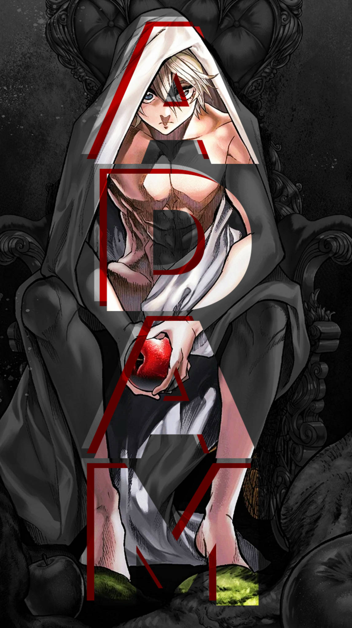 Record Of Ragnarok, blonde anime woman, white hooded robe, Full HD Phone Wallpaper