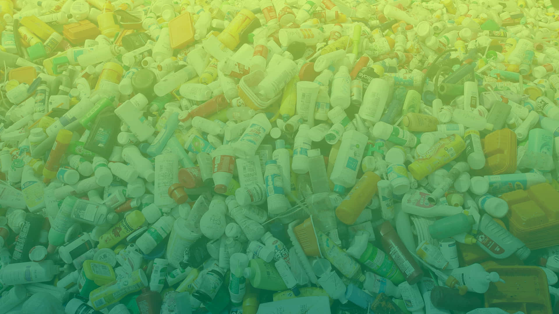 green recycle symbol, plastic bottles, containers, Full HD Desktop Wallpaper