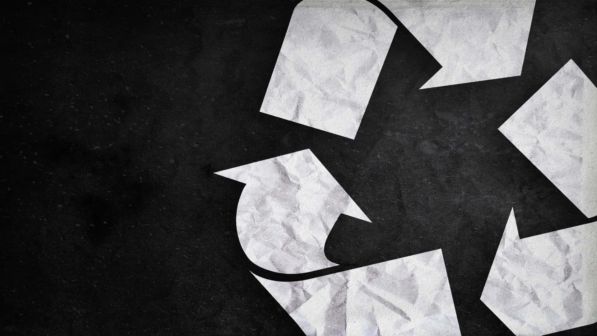 recycling bin, recycling symbol, white paper, Full HD Desktop Wallpaper