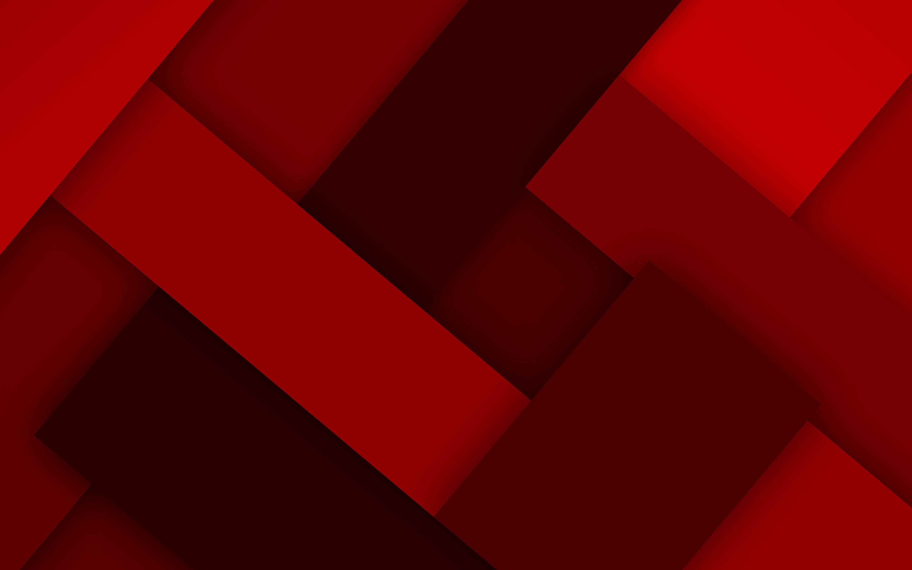 red, rectangular, geometric shapes, 4K Desktop Wallpaper