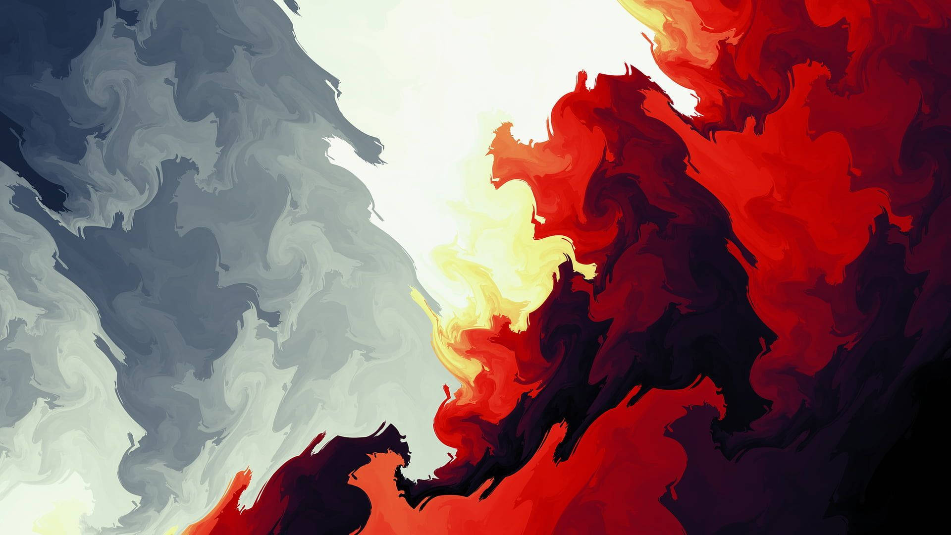 red, gray, white, Full HD Desktop Wallpaper