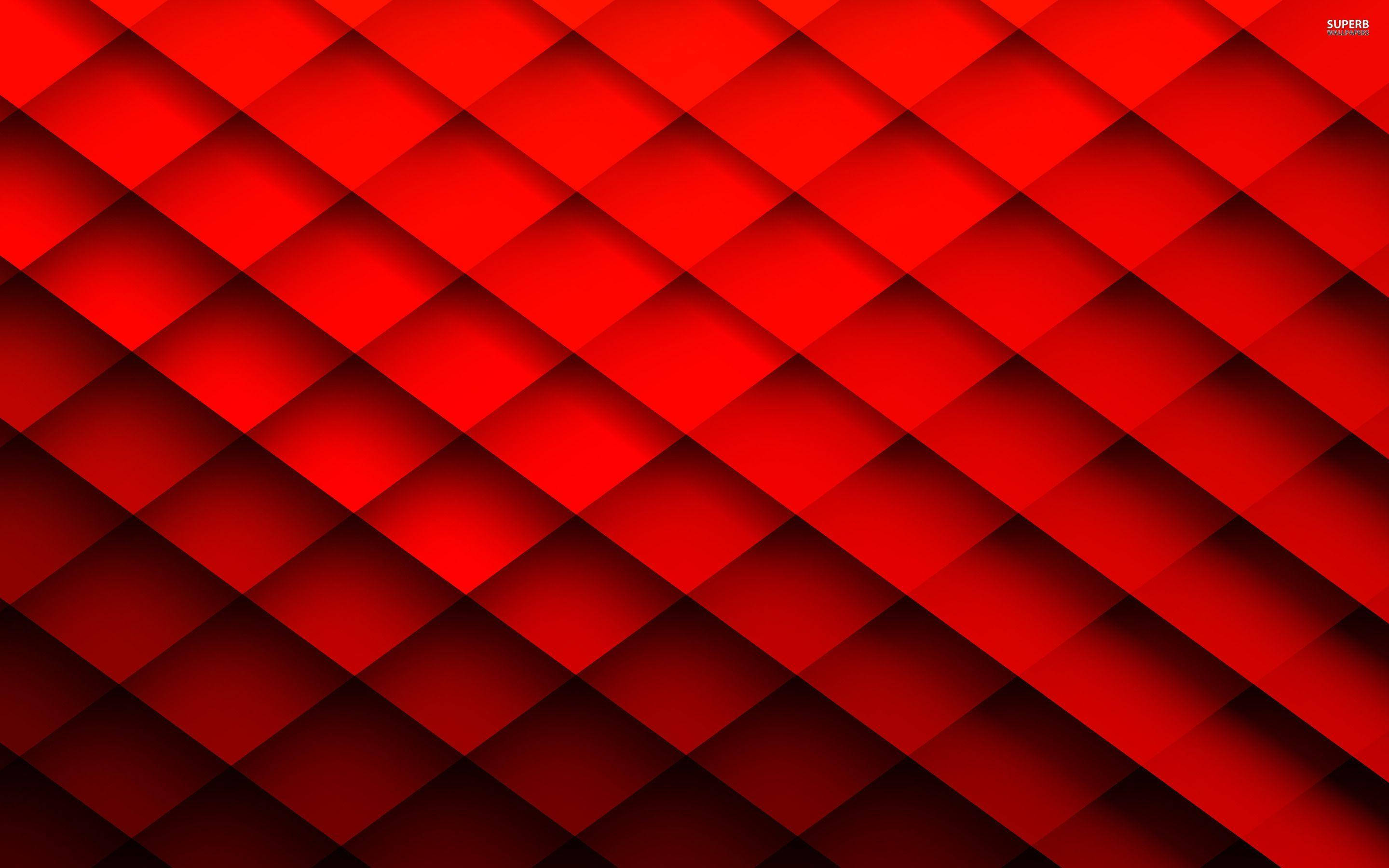 gradient rhombus, red, geometric, 2K Desktop Wallpaper