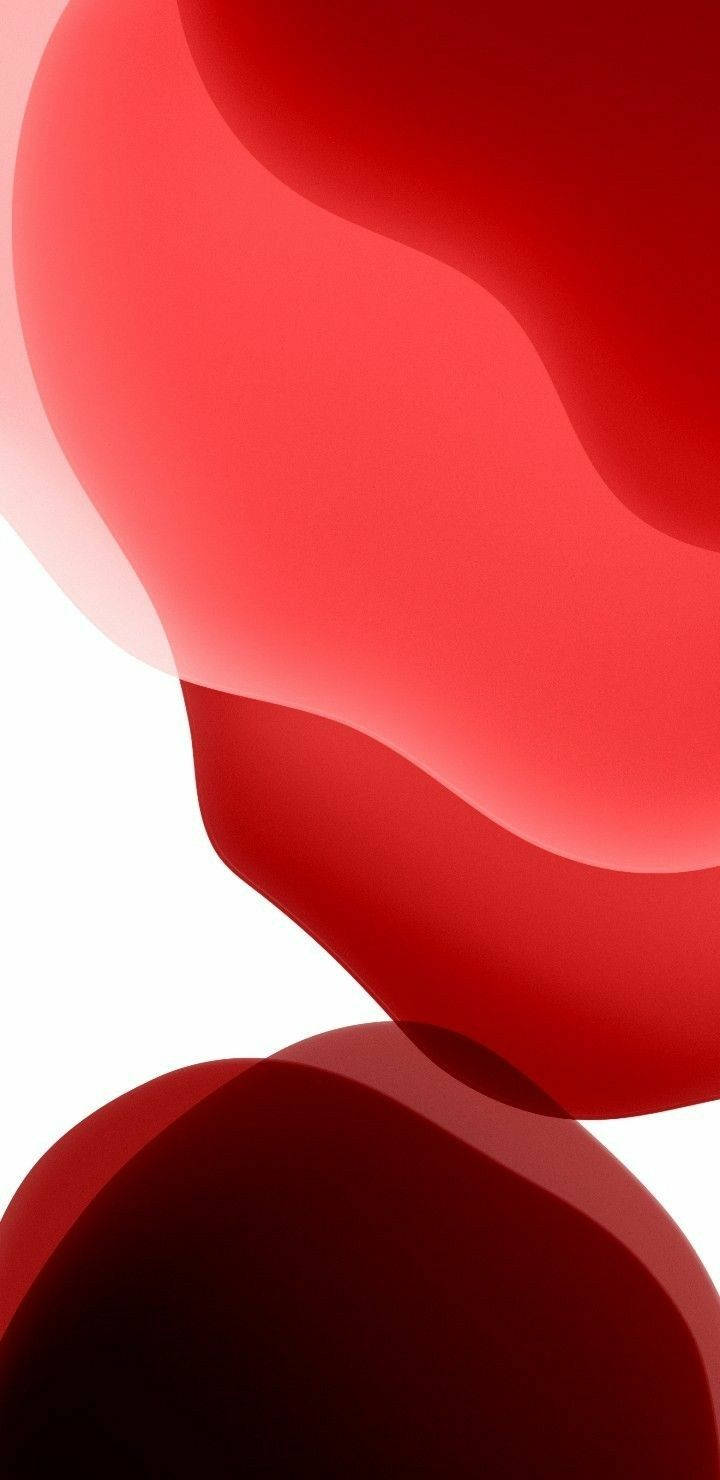 iPhone 11 Pro, red blobs, clean white background, HD Phone Wallpaper