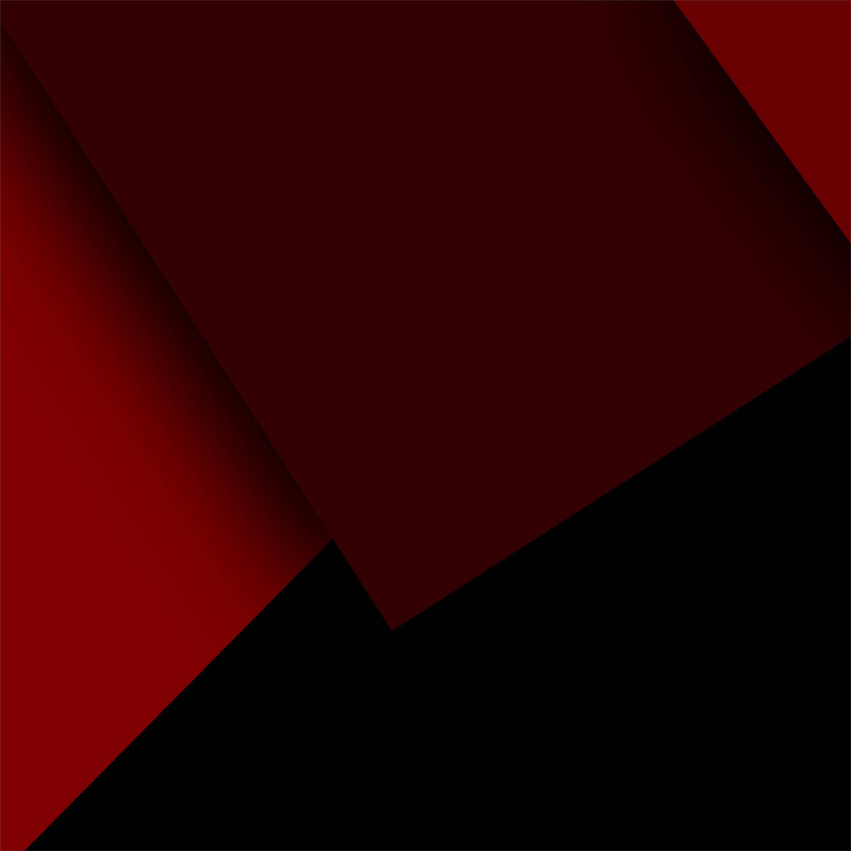 Red Abstract Polygon Art, deep red, black, 2K Desktop Wallpaper