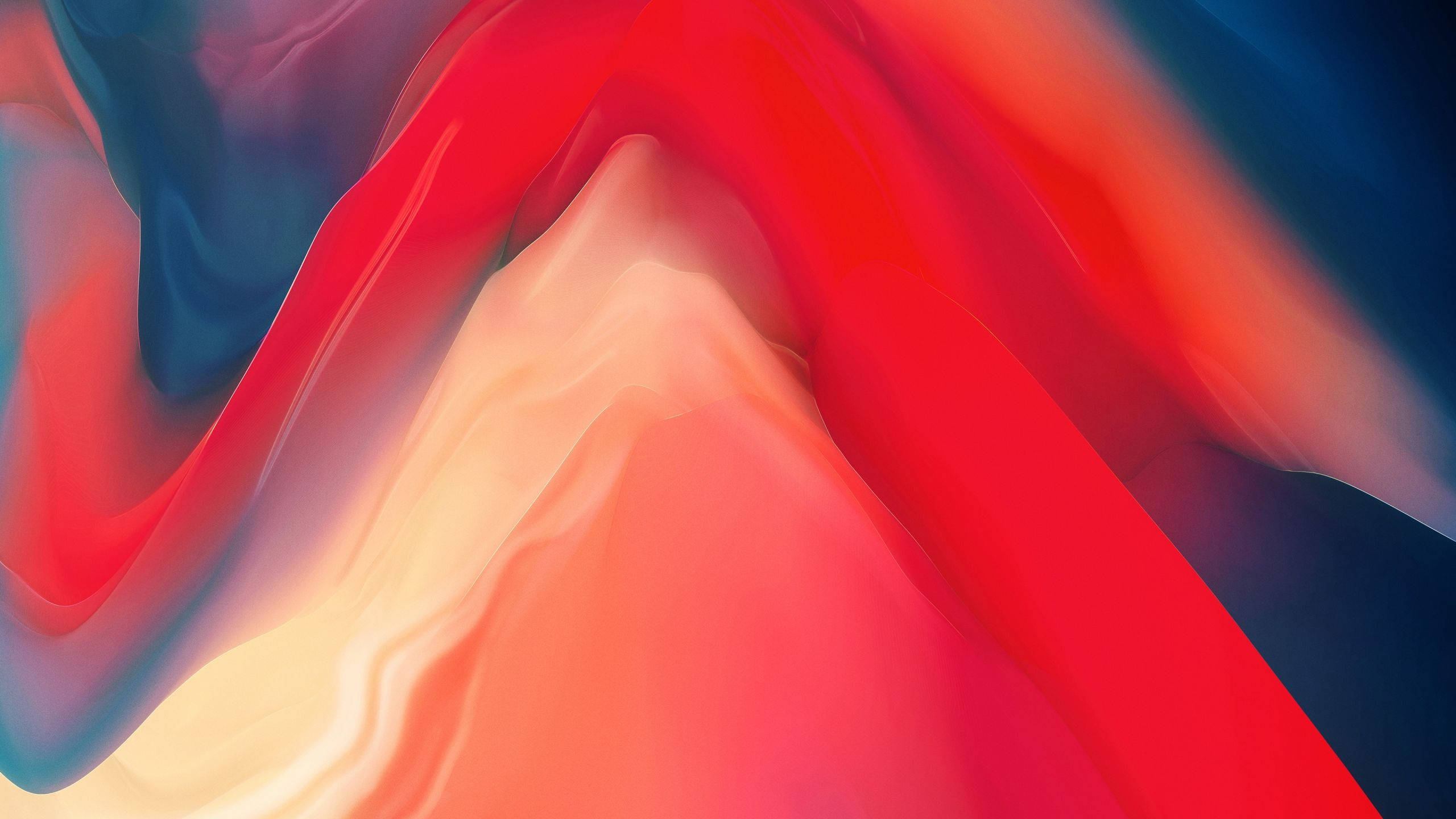 red, blue, cream, 2K Desktop Wallpaper