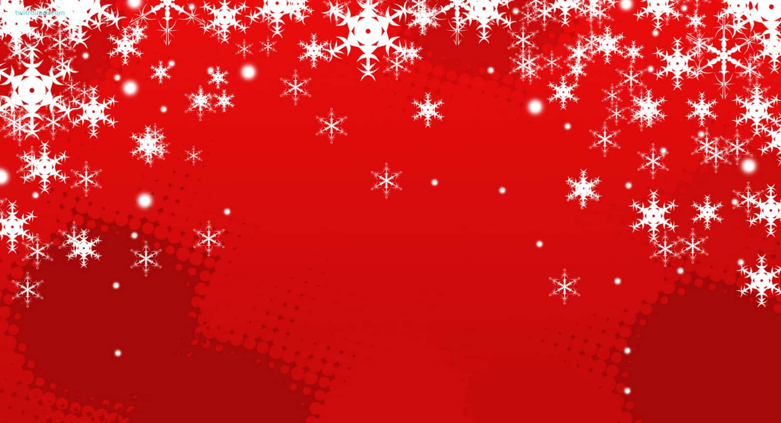 red aesthetic christmas, vibrant red background, white snowflakes, HD Desktop Wallpaper