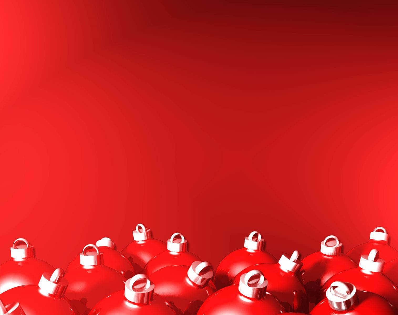 red aesthetic christmas, shiny red Christmas ornaments, gradient red background, HD Desktop Wallpaper