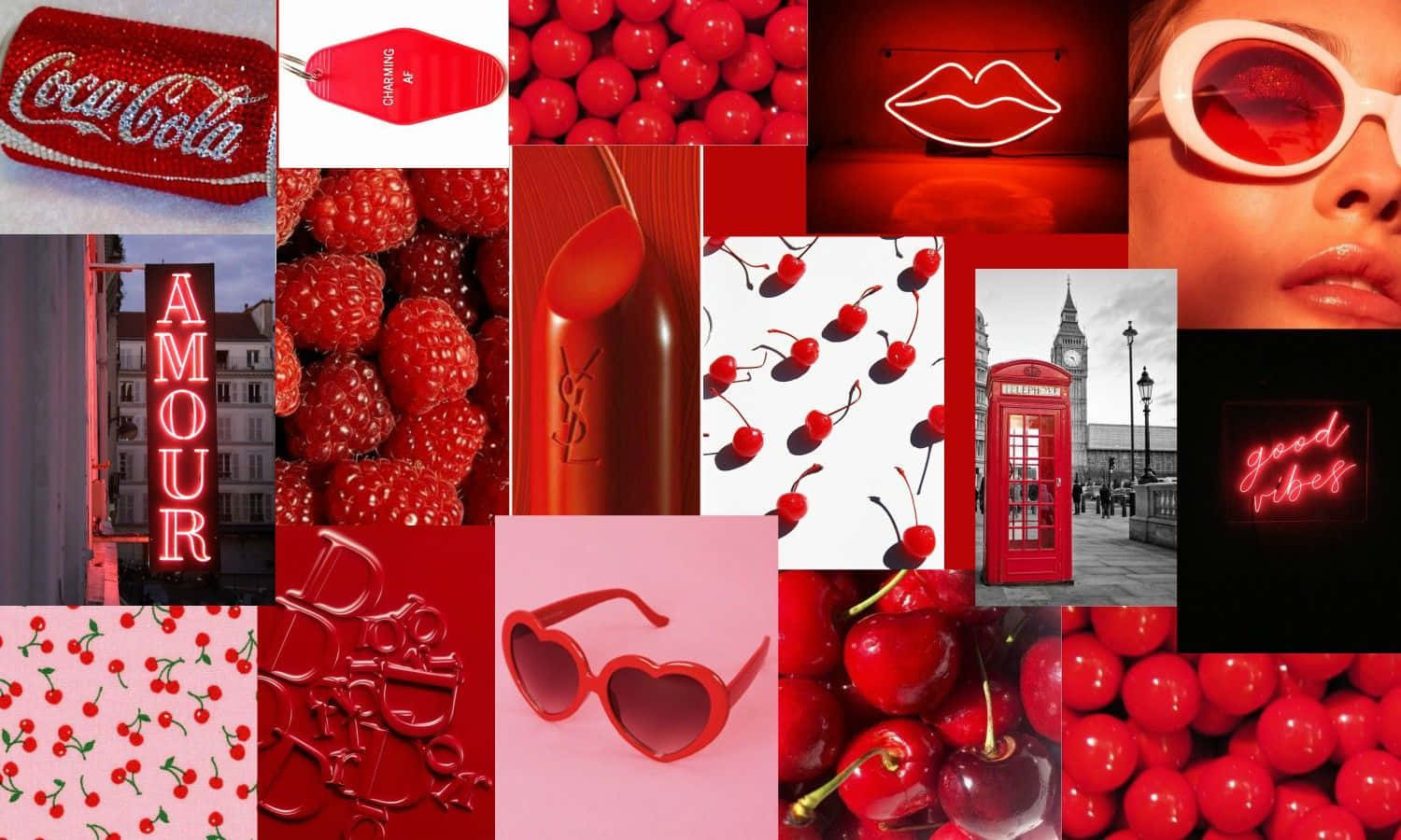 Red Aesthetic Laptop, sunglasses, vibrant red, HD Desktop Wallpaper