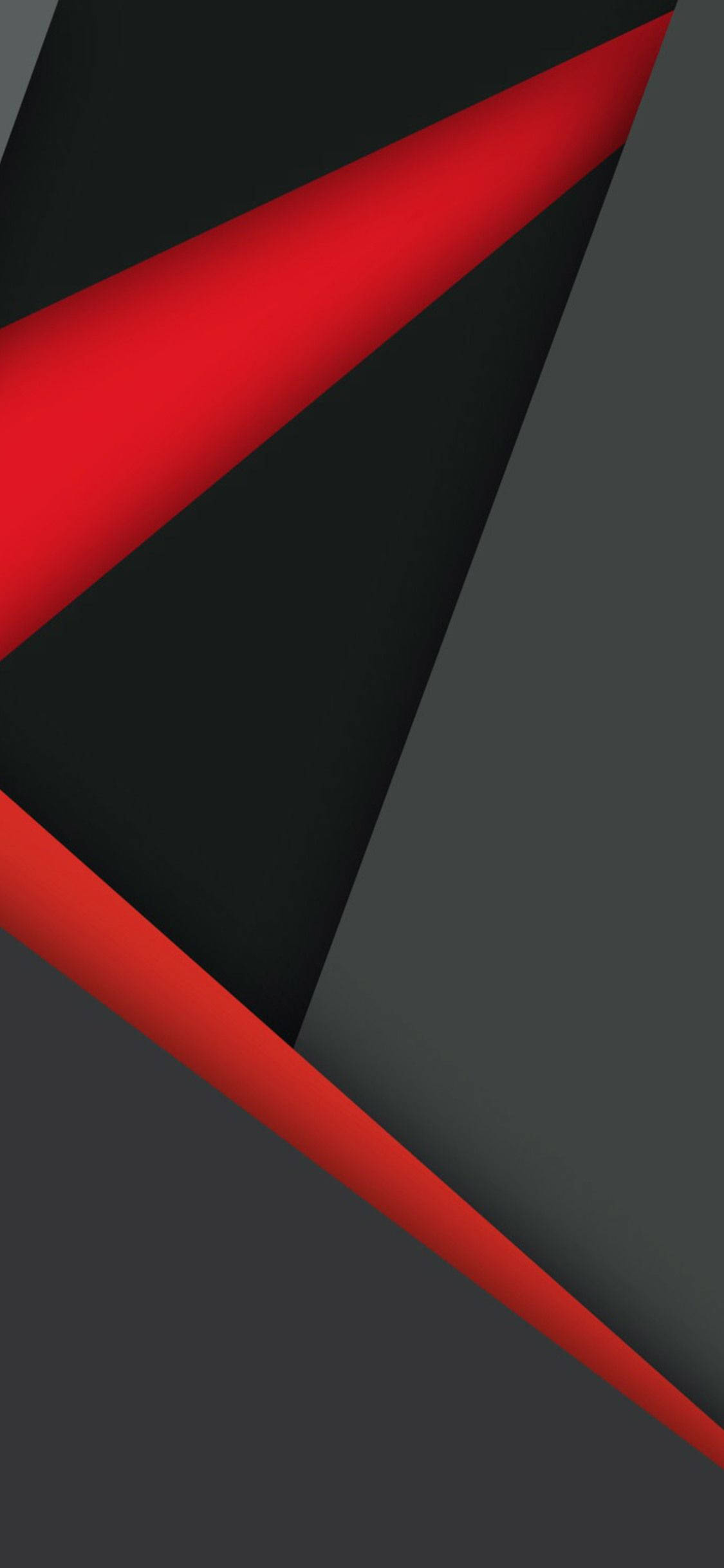 Red And Black iPhone, geometric shapes, sharp angles, Full HD Phone Wallpaper