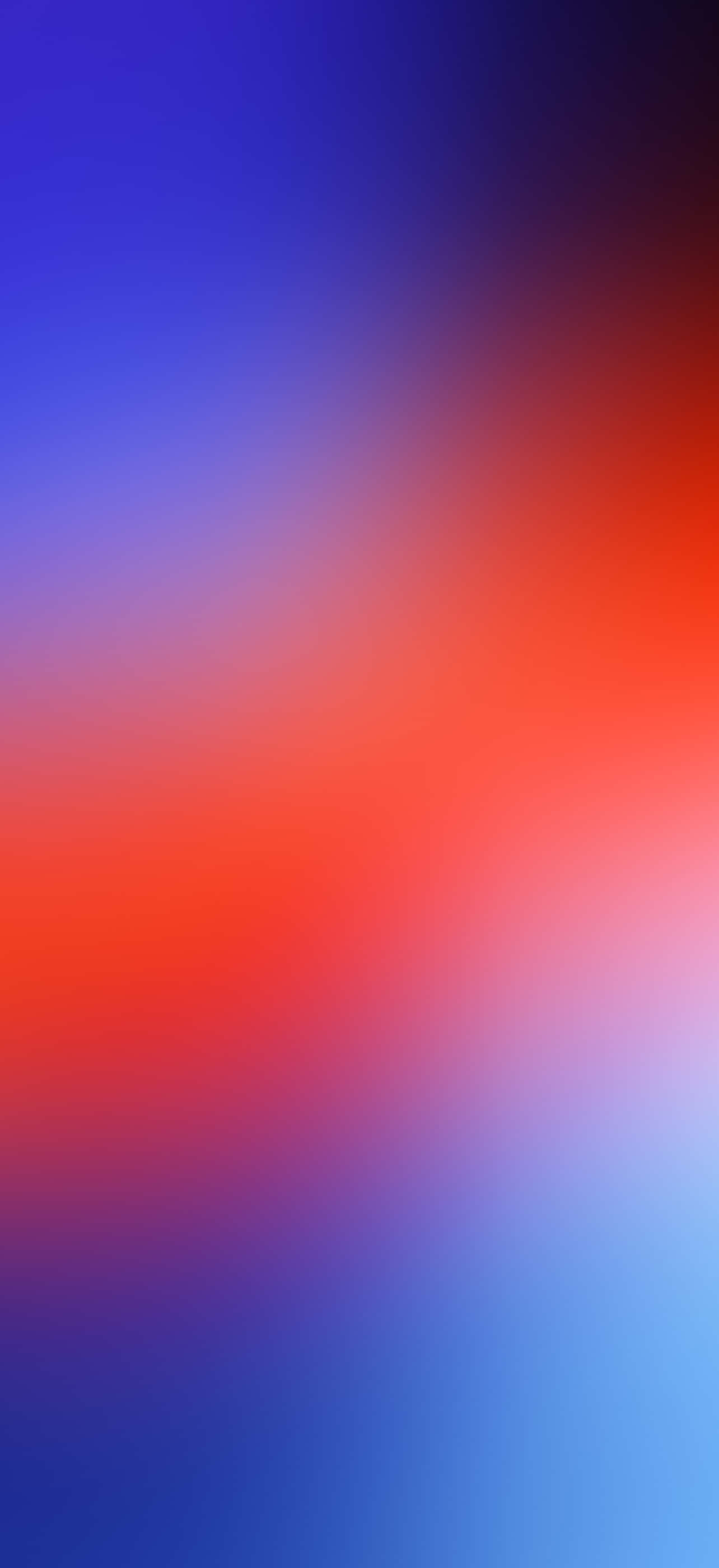 Red And Blue iPhone, deep blue, fiery red, 2K Phone Wallpaper
