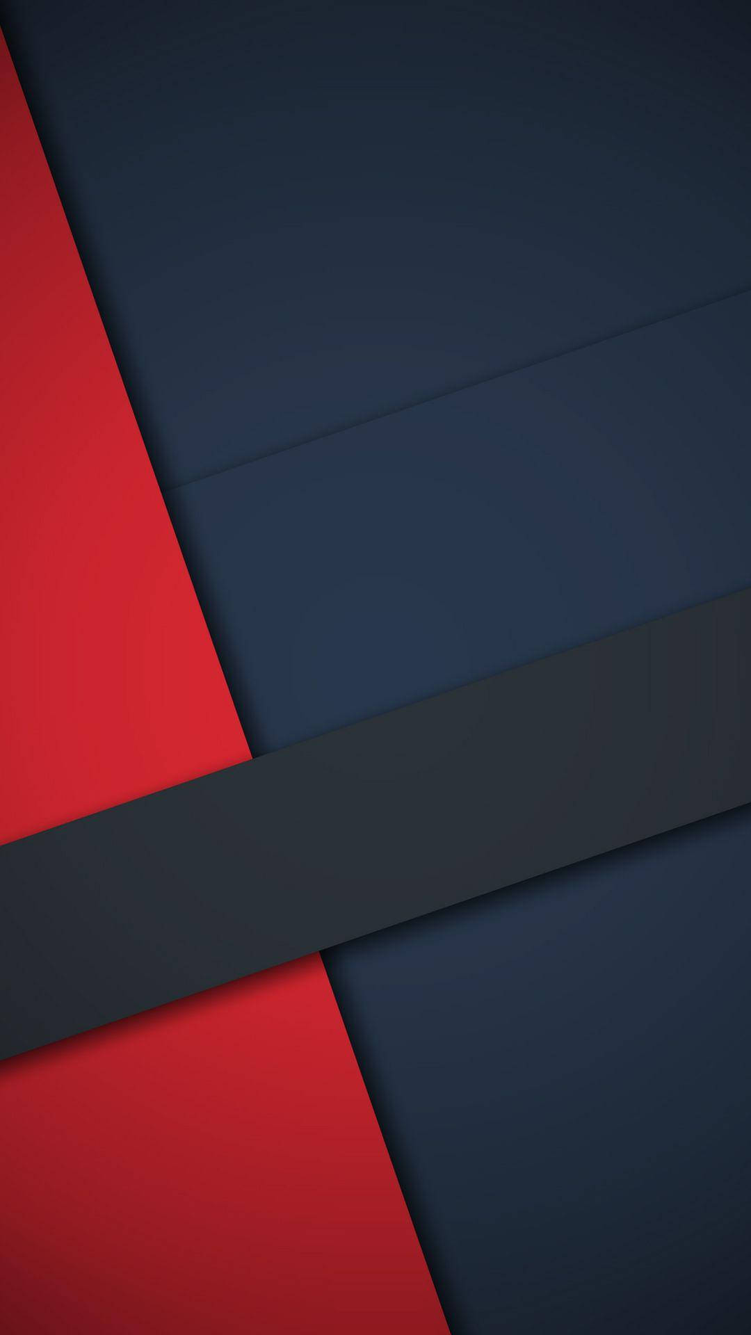 red, blue, geometric, Full HD Phone Wallpaper