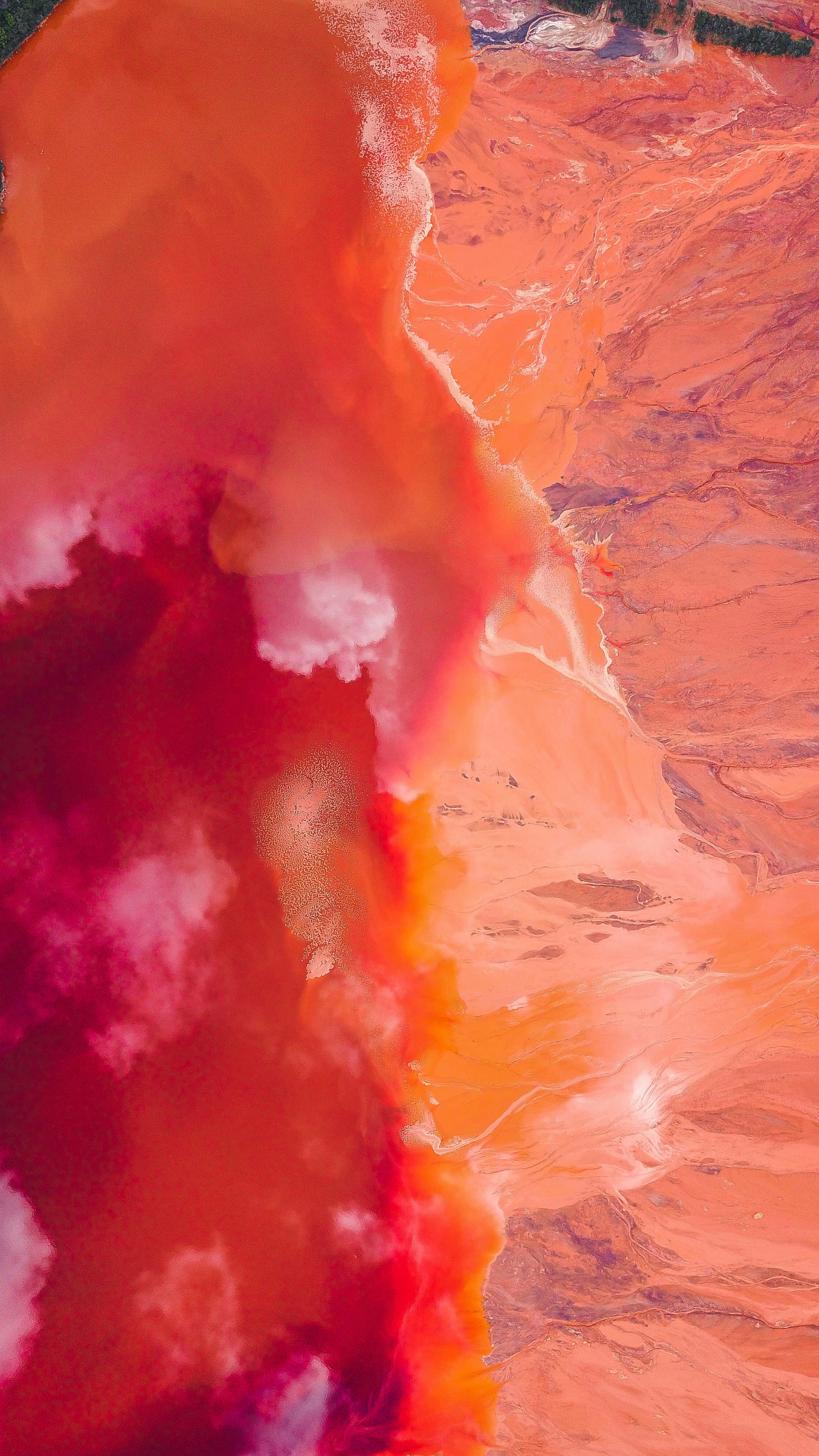 Red and Orange, evening sky, fiery orange, 4K Phone Wallpaper