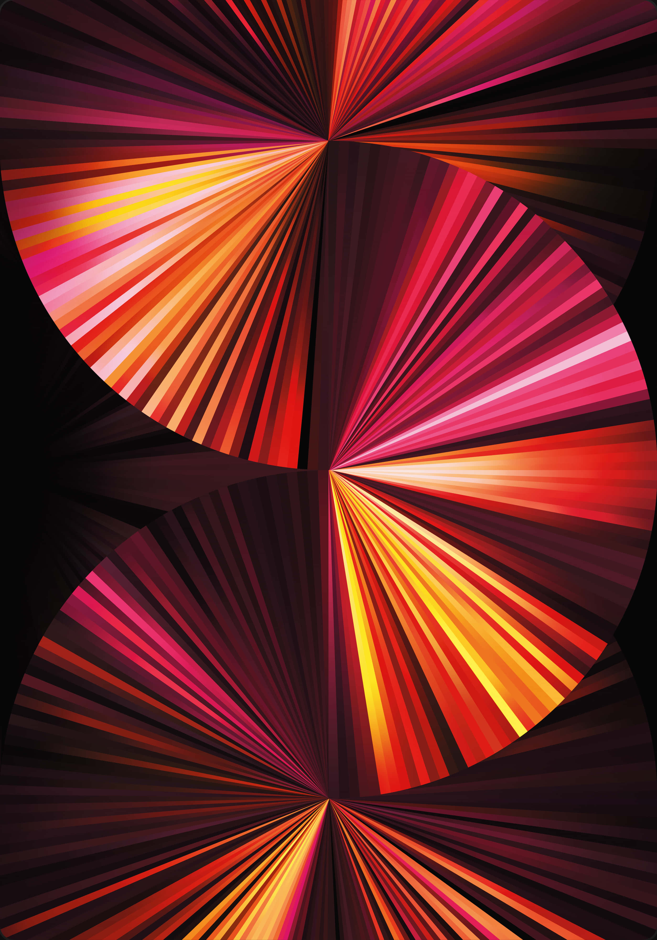 red, orange, pink, 4K Phone Wallpaper