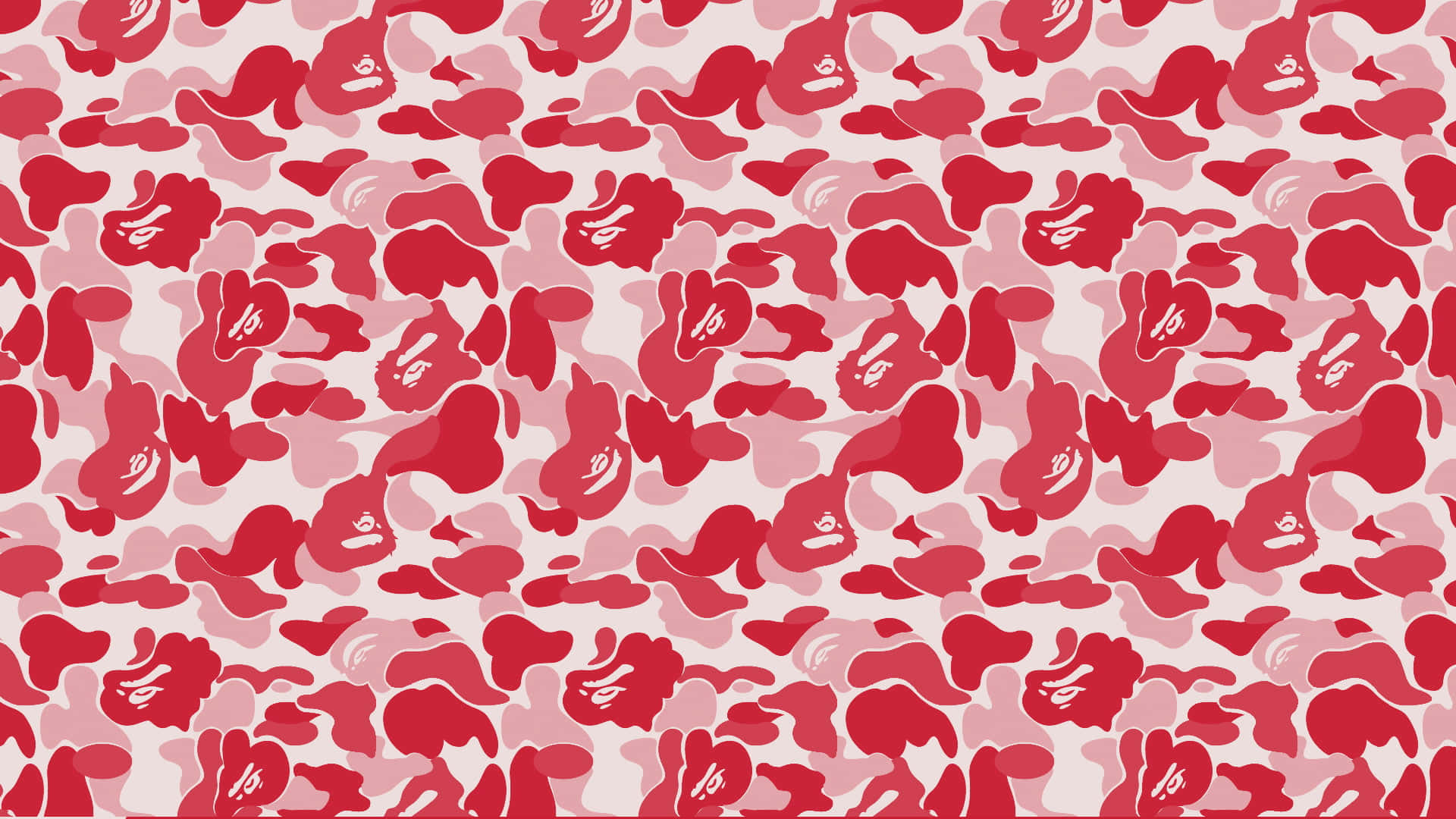 Red Bape, red, pink, Full HD Desktop Wallpaper