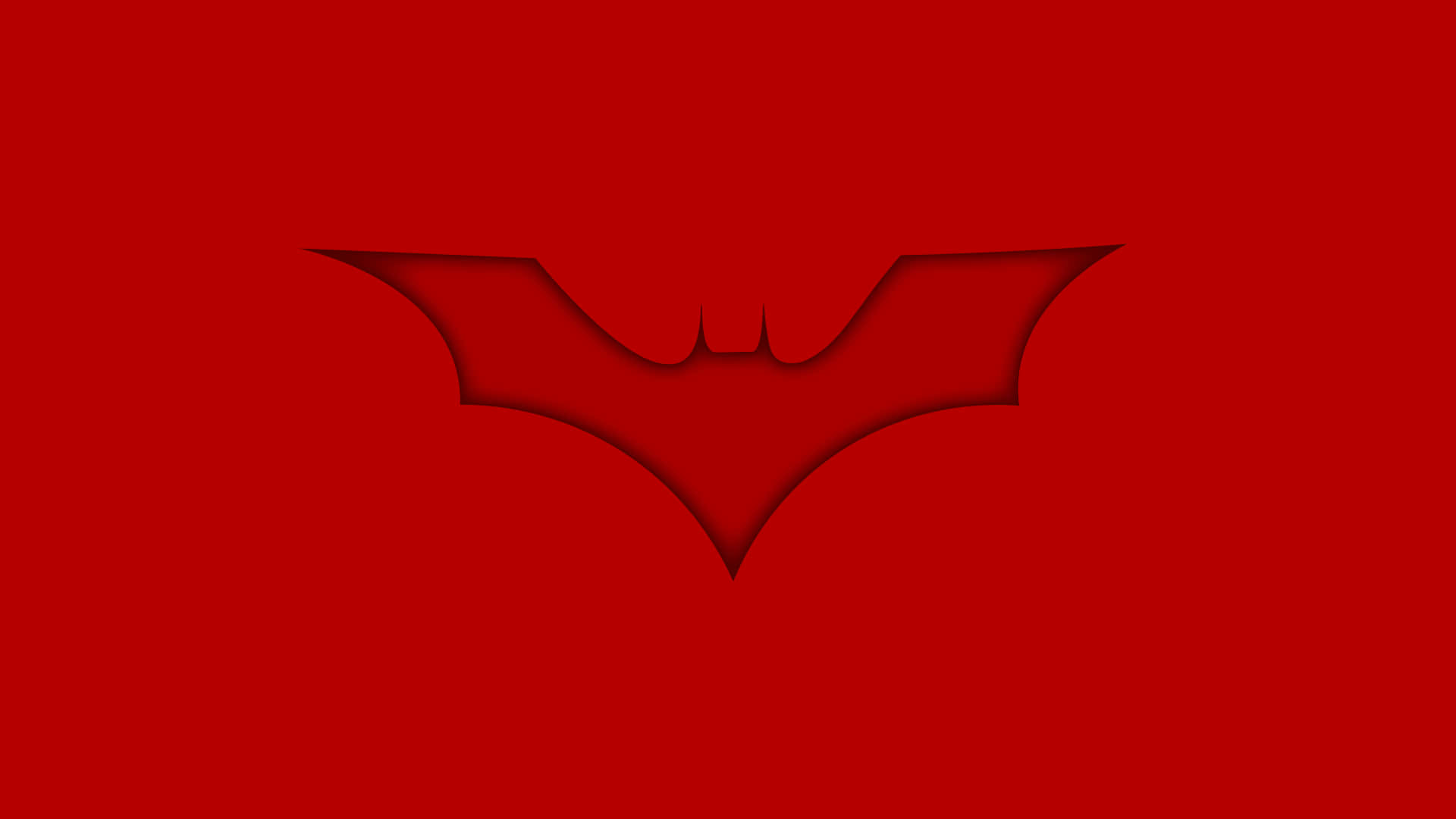 Red Batman Logo, bat symbol, deep red, Full HD Desktop Wallpaper