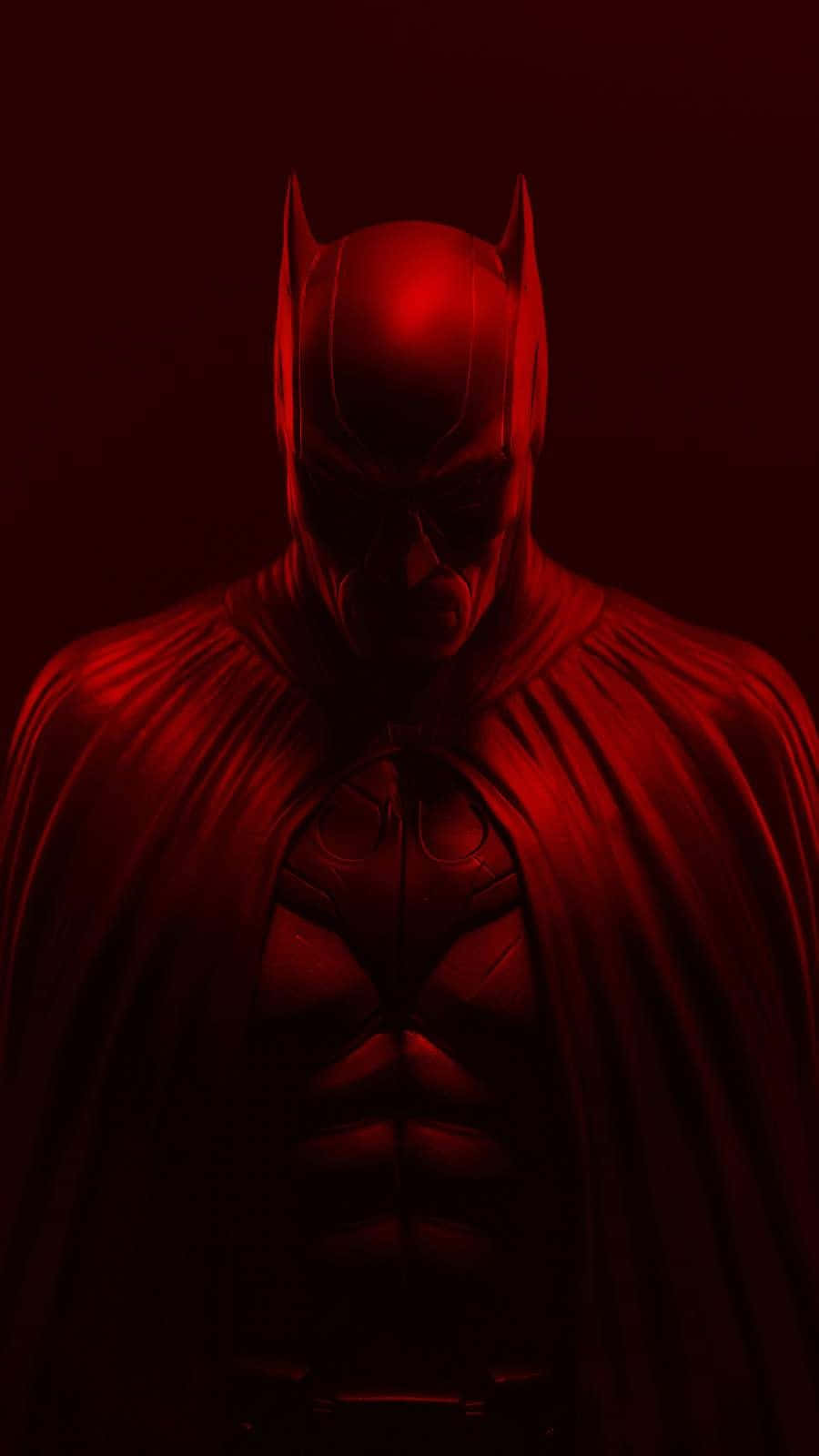 Red Batman Logo, Batman, deep red light, HD Phone Wallpaper