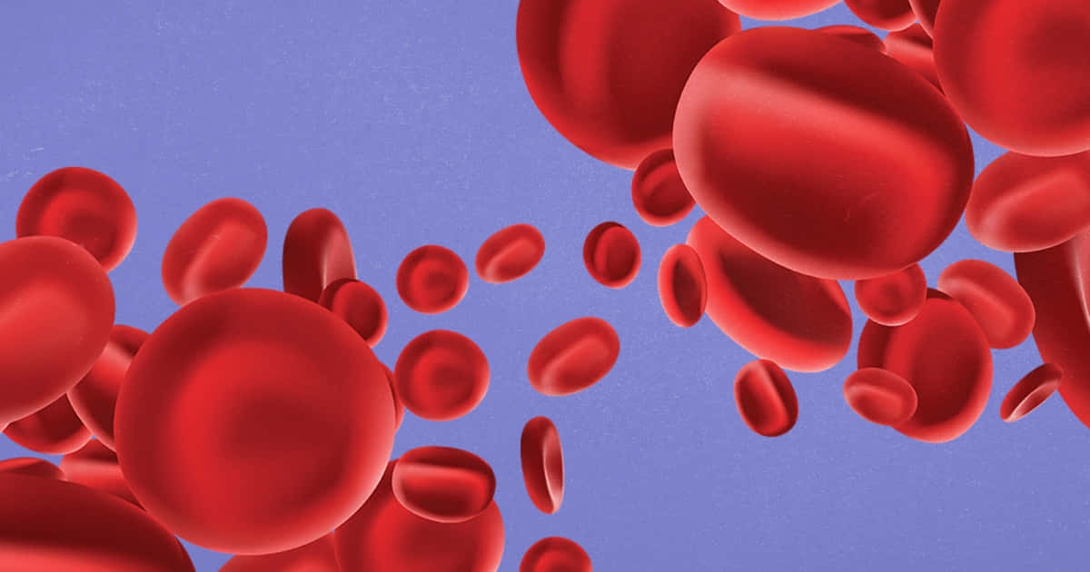 red blood cells, 3d-rendered medical illustration, vibrant red, SD Desktop Wallpaper
