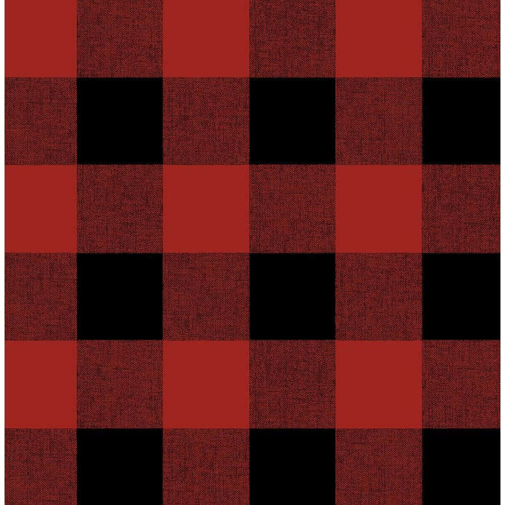 red checkered, buffalo check plaid, red and black, SD Desktop Wallpaper