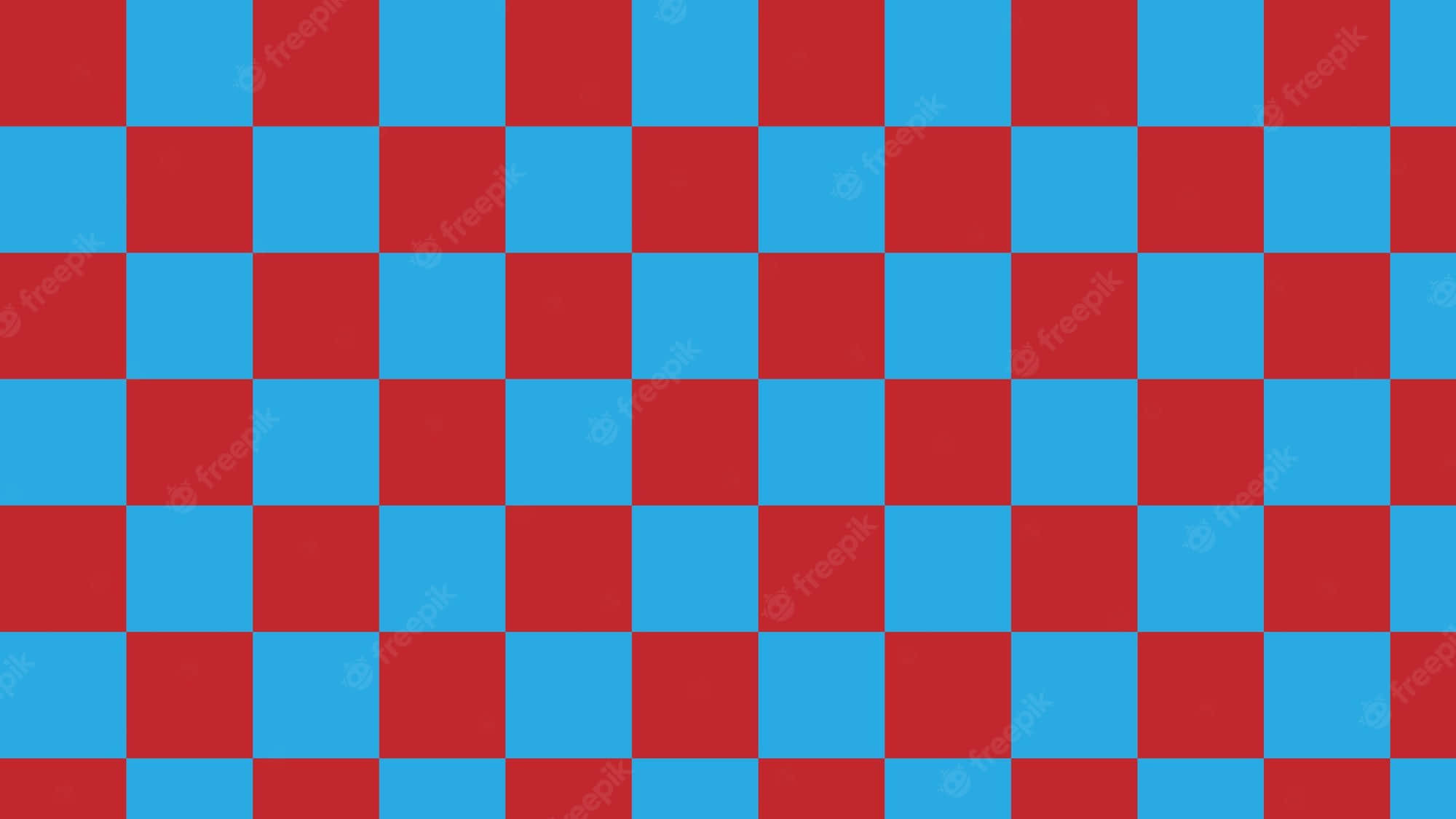 Red Checkered, red and blue checkerboard pattern, sharp geometric precision, Full HD Desktop Wallpaper