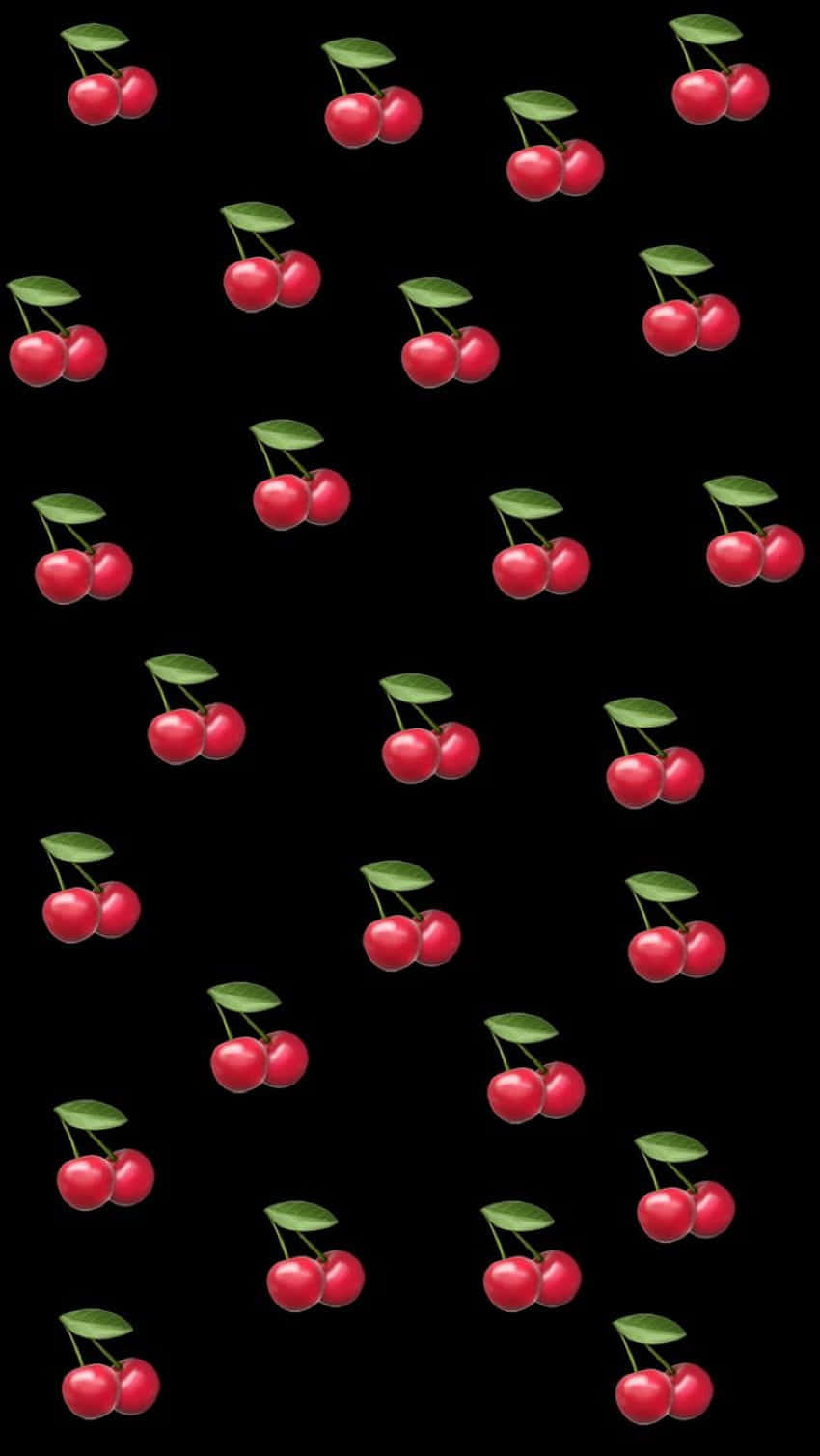 Red Cherries, glossy surface, vibrant red, HD Phone Wallpaper