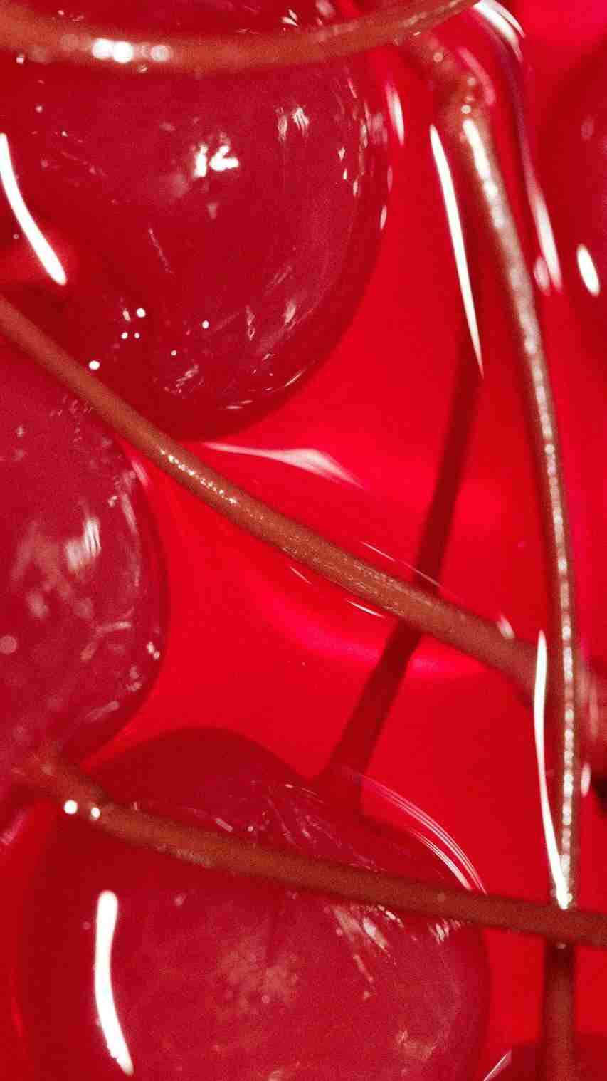 Red Aesthetic Cherries, glossy red cherries, bright light, HD Phone Wallpaper