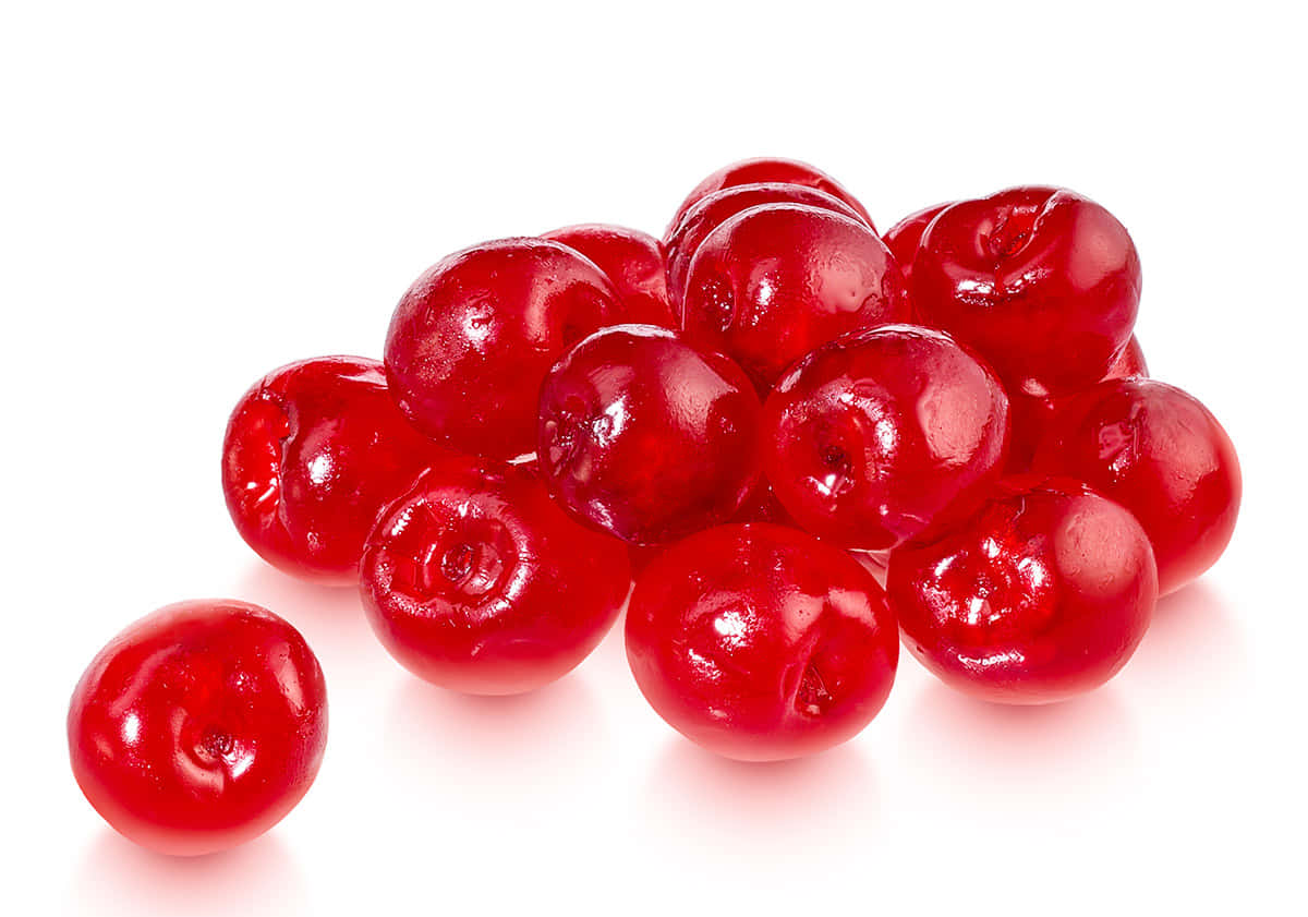 Red Cherries, glossy, vibrant red cherries, SD Desktop Wallpaper