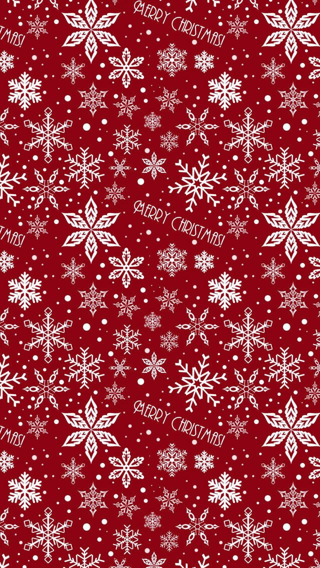 Red Christmas iPhone, red, white, SD Phone Wallpaper