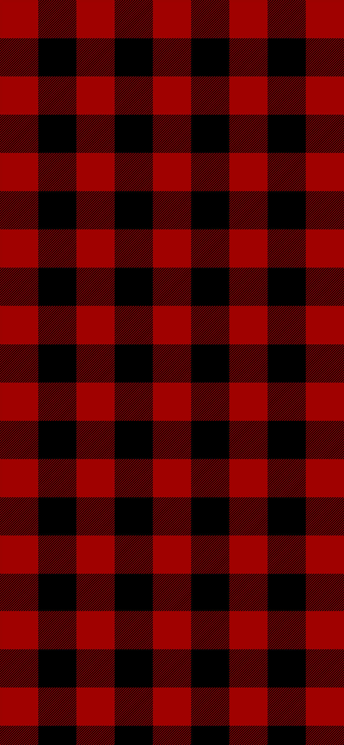 Red Christmas, iPhone, plaid, Full HD Phone Wallpaper