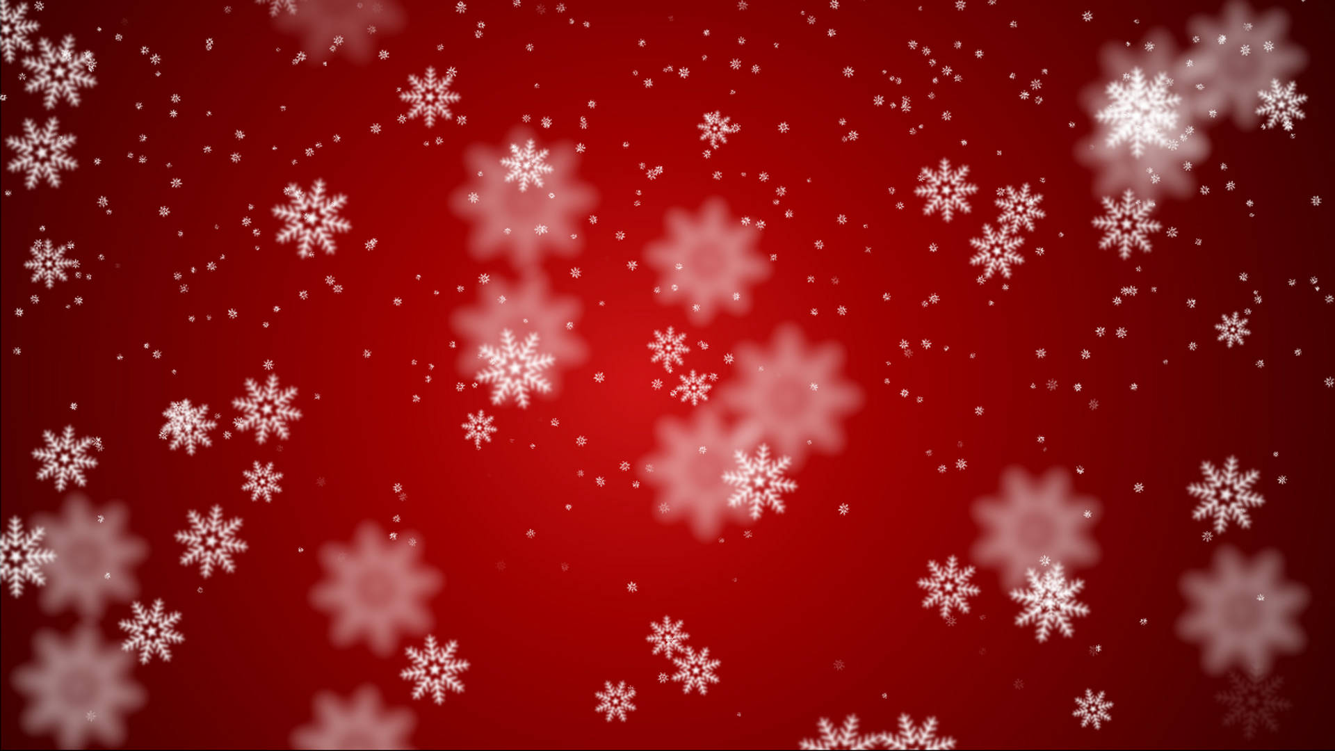 snowflakes, red Christmas background, white snowflakes, Full HD Desktop Wallpaper