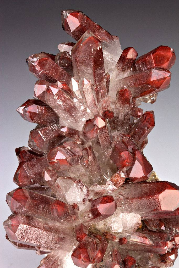 Red Crystal, deep red quartz, clear quartz, SD Phone Wallpaper