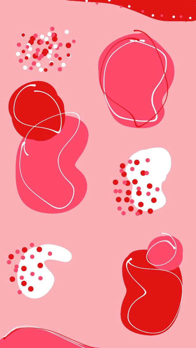 Red Cute Aesthetic, pink, red, SD Phone Wallpaper
